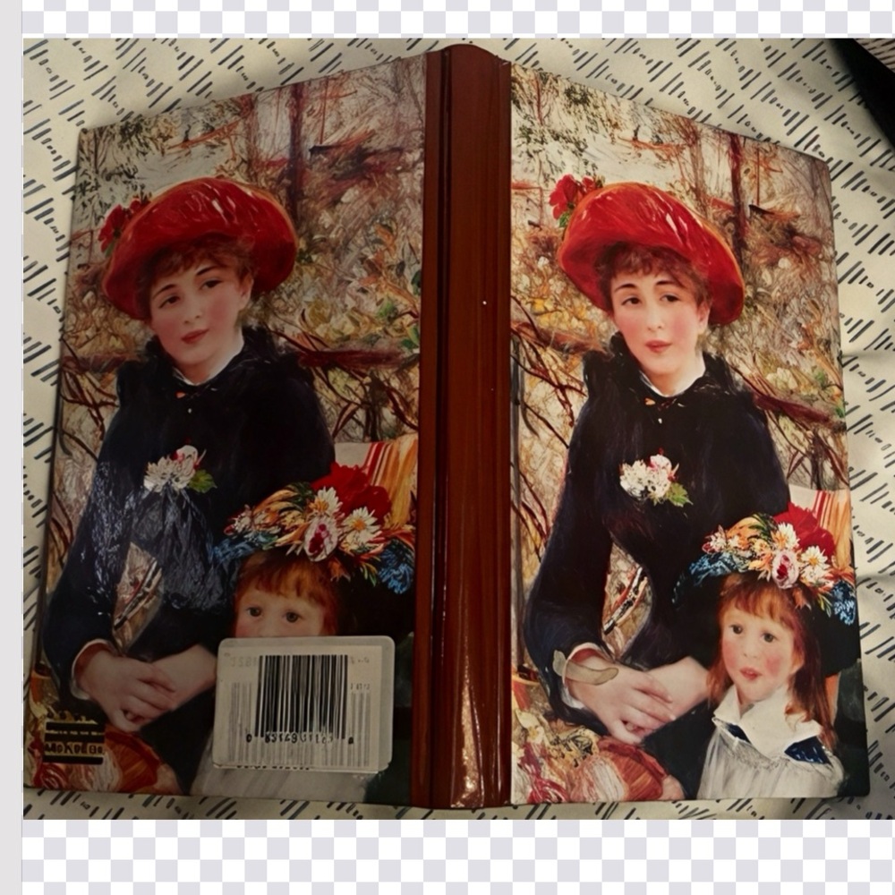 New/Vintage Two Sisters On the Terrace-Renoir hardcover,lined Journal-Cal “E”